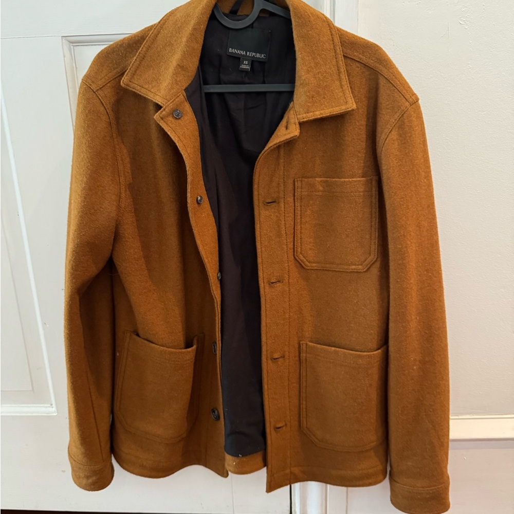 Banana Republic Men's Tan Shirt Jacket